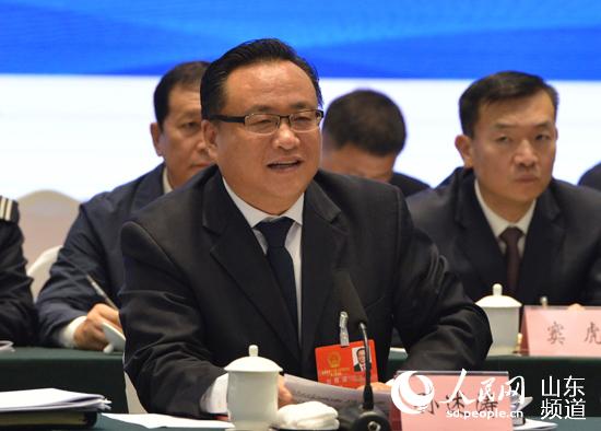 濟南市委副書記、市長孫述濤。(攝影 劉祺)
