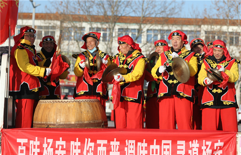樂陵戰鼓巡演賀新春。