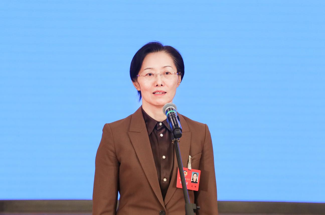山東省政協常委、省政協副秘書長王琳。郭笑攝