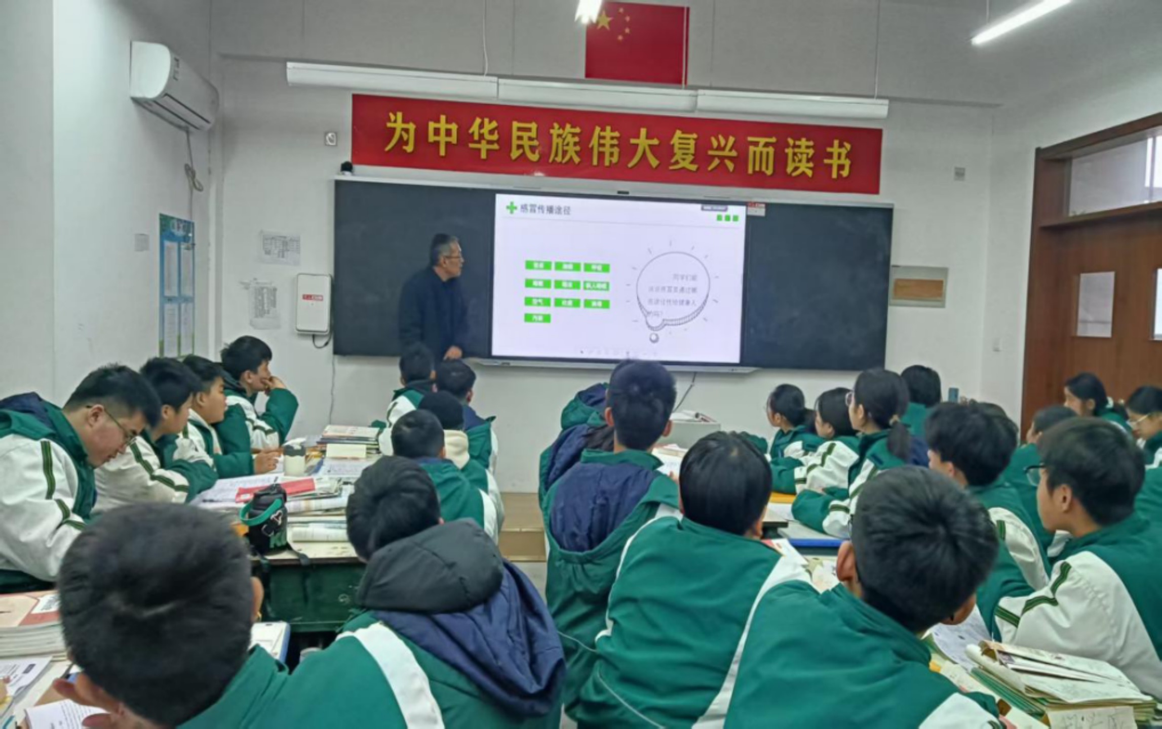 分組知識競賽環節（鄄城縣十二中供圖）