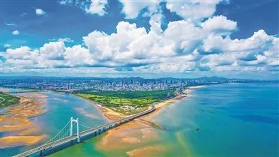圖為八角灣金沙灘景區。煙臺黃渤海新區工委宣傳群團部供圖